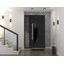 Porte d'entrée extérieure prémontée en acier Deux 6501 Anthracite, fenêtre latérale extérieure avec inserts en acier inoxydable, style moderne, peinte - L 36 + 14 x H 80 - Ouverture à gauche vers l'intérieur-95265591-95265592