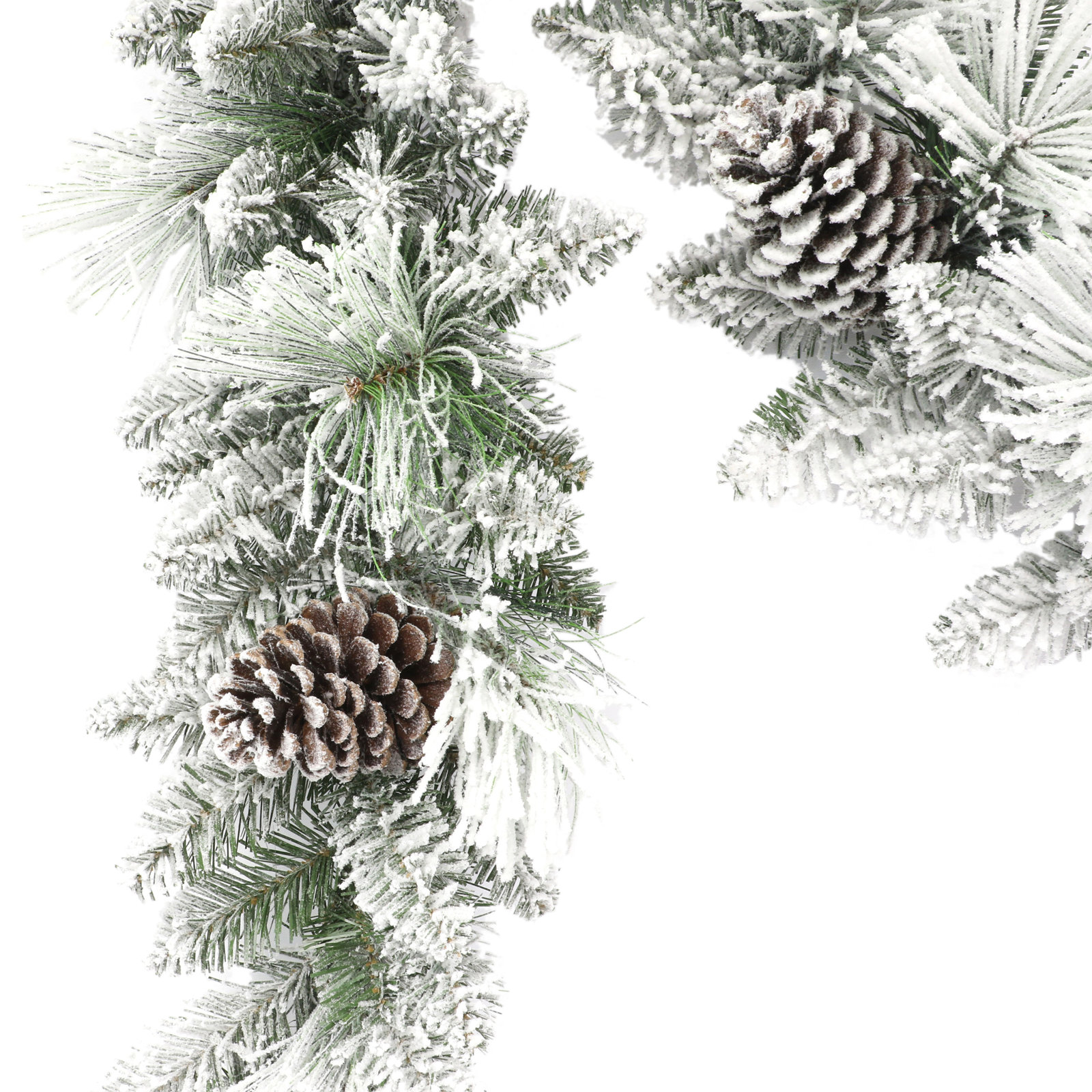 110'' in. Faux Spruce Garland