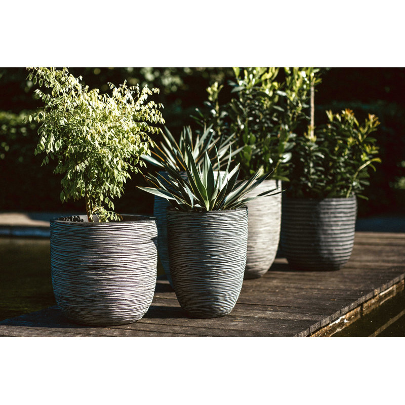 Pot Planter, 41cm H x 43cm W x 41cm D, Anthracite