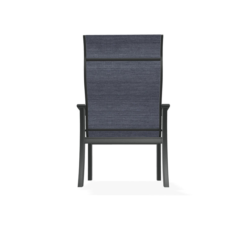 St. Catherine Polymer Outdoor Lounge Chair, Graphite, Destiny Steel