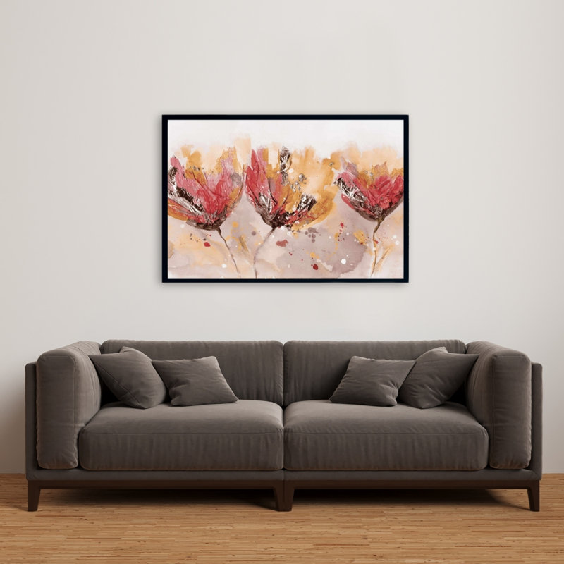 «Four Little Flowers» sur toile
