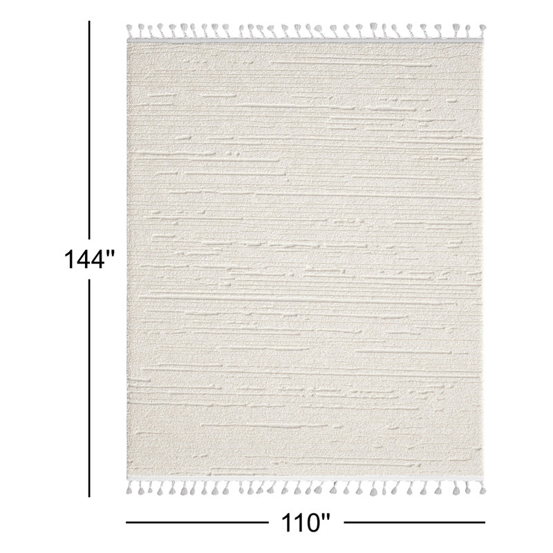Tapis crème Highpoint, Rectangle 9 pi 2 po x 12 pi