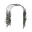 Treillis d'arche de jardin en métal robuste pour plantes grimpantes - Cadre de dôme extérieur pour fond floral, ballon, support robuste pour pelouse, mariage, fête, cérémonie, décoration d'événement