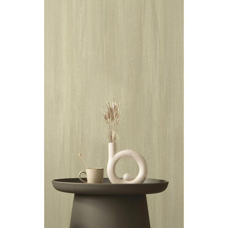 Galerie Synergy Stripe Texture Wallpaper, Dark Beige