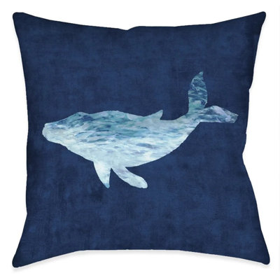 Coussin décoratif d'extérieur The Abyss Whale