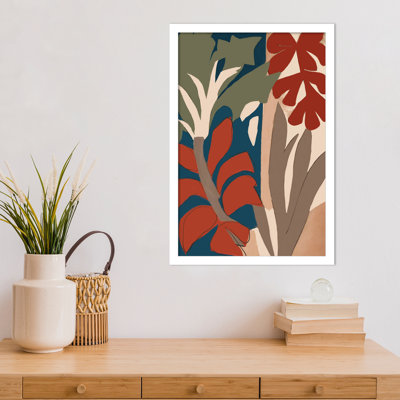 "Botanical Impression No 1" encadré sur papier par Treechild Print