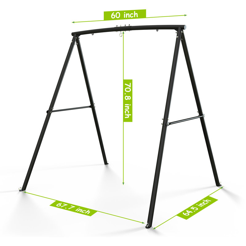 Metal Swing set with 60" Swing