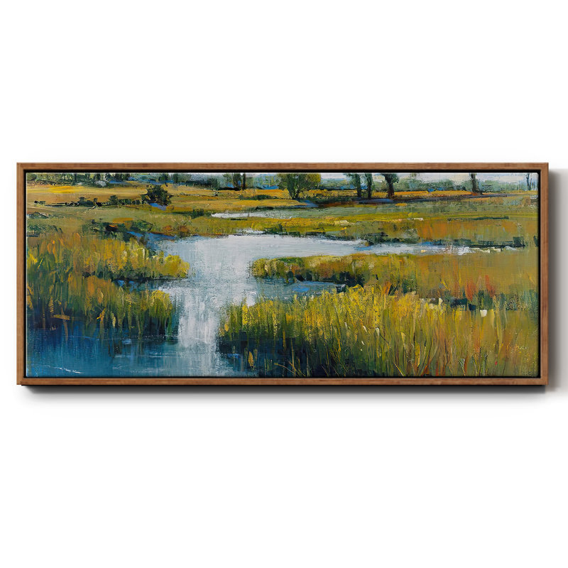Marshland View III - Framed Canvas