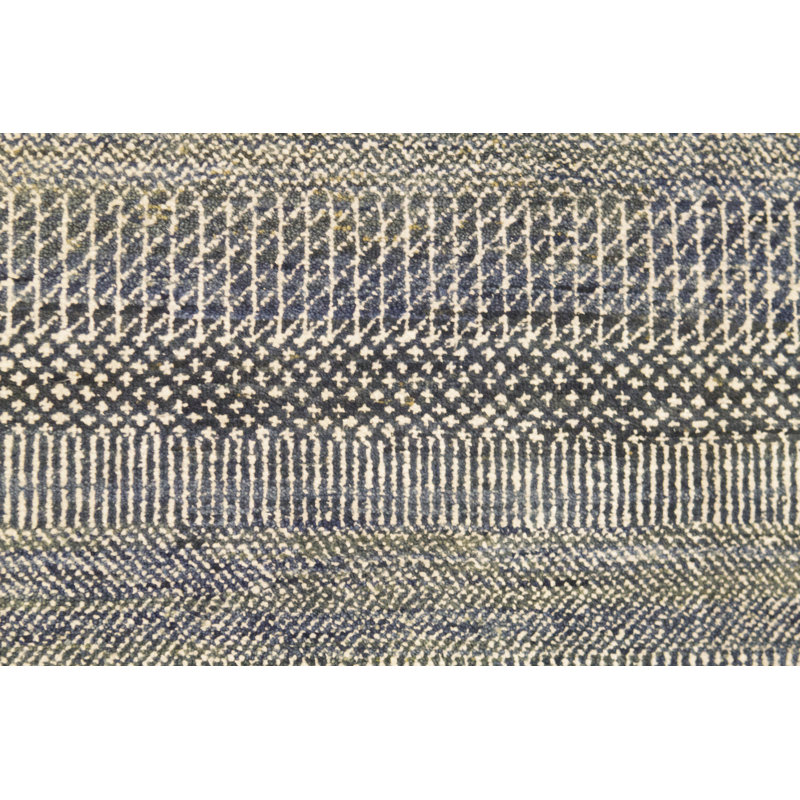 Tapis argenté noué à la main de haute qualité