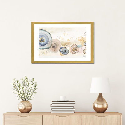 " Agates Flying Watercolor " Watercolor Painting
