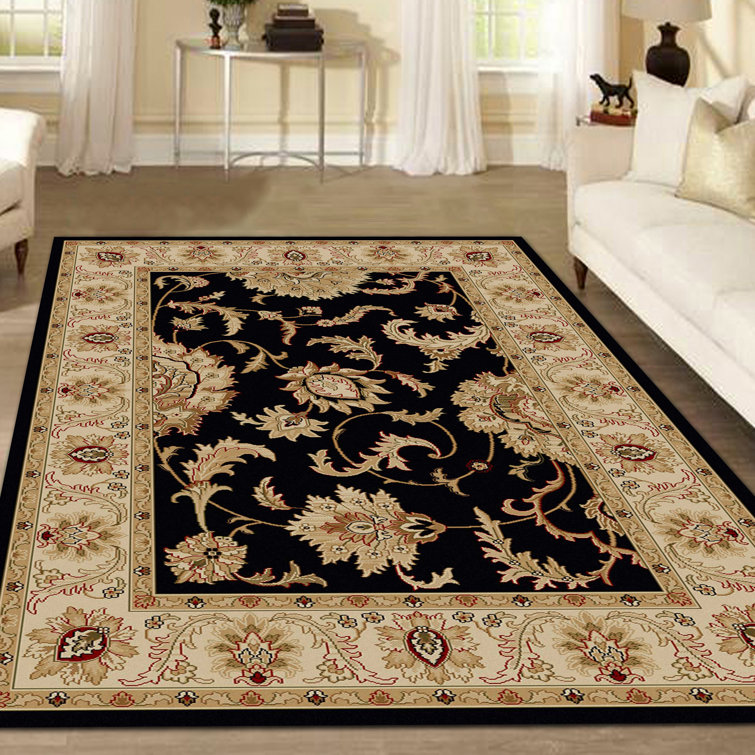 Tapis noir / beige Weisgerber