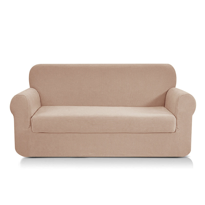Housse pour canapé 2 pièces Arainy, Kaki pâle