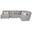 Canapé modulaire inclinable de 143 po Balvina-85505965