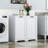 Laundry Cabinet With Doors And Shelf, Freestanding Style Tilt-Out Laundry Hamper