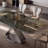 Modern Rectangular Microlite Stone Dining Table-104469933