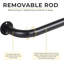 Premium Extendable Blackout Curtain Pole-709591254-709591255