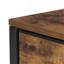 Armoire à café, armoire à café de style campagnard de 24 pouces avec rangement, table mobile avec roulettes et porte grillagée, buffet pour la cuisine, vestibule