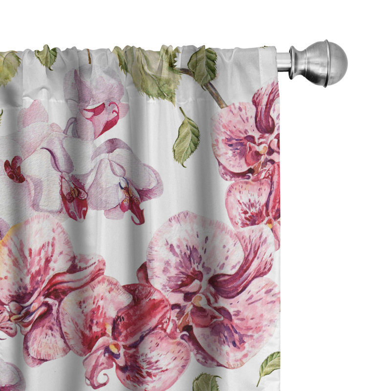 Semi Sheer Curtain Pair, 28" W x 84" L