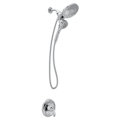 Moen Engage Chrome Single-Handle 6-Spray Tub and Shower Faucet with Valve, Handheld Showerhead with Magnetix Docking System, 82305