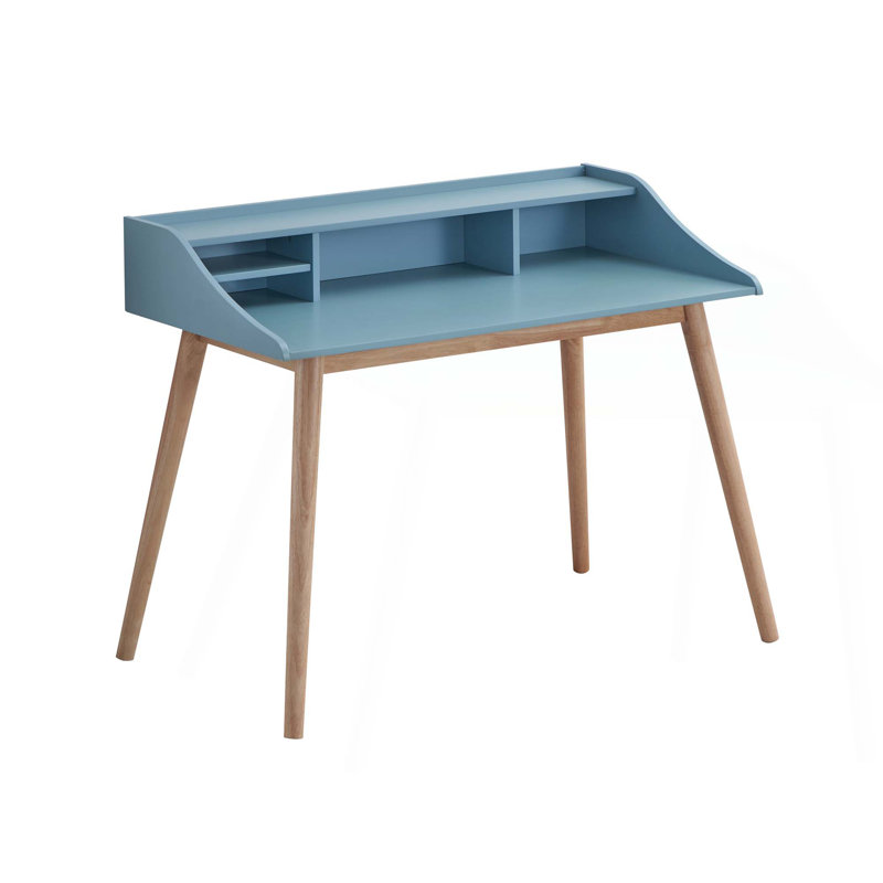 Bureau d'écriture moderne en bois avec huche pour salon