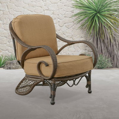Chaise à assise profonde avec coussins Jared