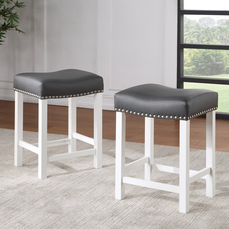 Tabouret de comptoir Erichsen, Blanc