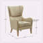 Fauteuil à oreilles large Breyen-179016025-179016022