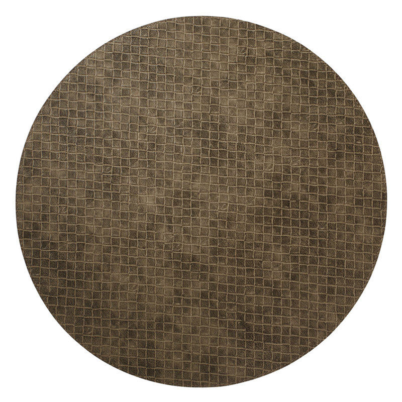 Tressé  15" Rd Mats, Black Walnut