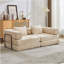Compression Convertible Floor Sofa Bed With Fixed - Shape Frame, Boneless Modular Sectional Sofa, No Assembly Required, Ideal For Multi - Occasion Use-482018824
