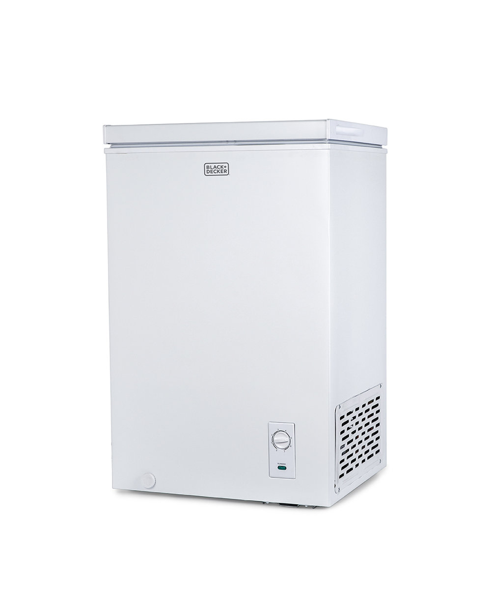 Black+Decker - 2.7 Cu. Ft. Compact Chest Freezer - White | Fridge.com