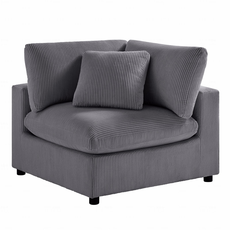 Coin d'angle, Gris foncé