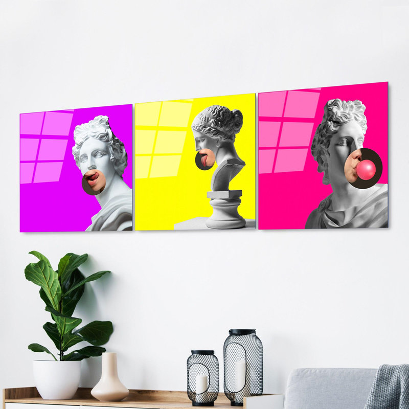 Boze 3 Piece Set on Glass