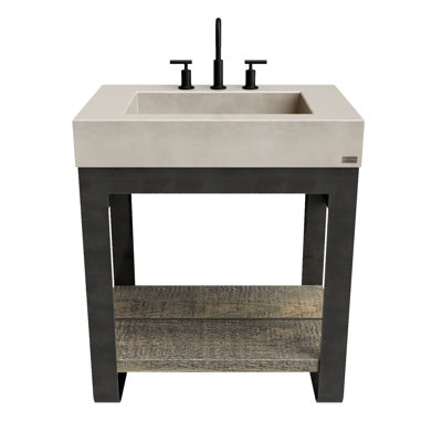 Meuble-lavabo rectangulaire en béton 30 po Outland