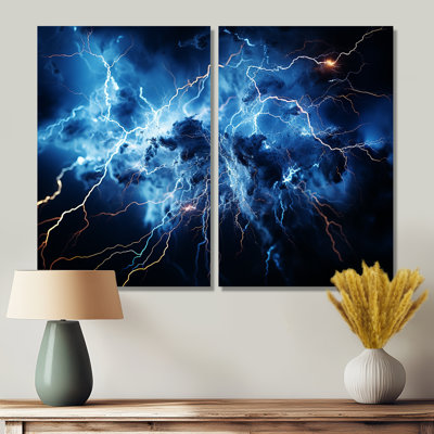 Lightning Electrifiant Symphony - Paysages, art mural foudre