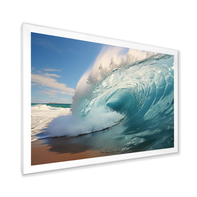 Impression sur toile Turquoise Ocean's Force Unleashed II