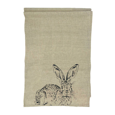  Hare Linen Table Runner