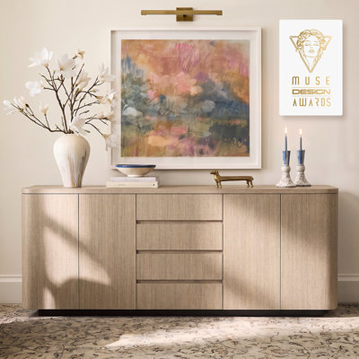 Alassane 87'' W Homsee Orbis Sideboard With 4 Doors And 4 Drawers