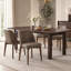 Ensemble de 2 chaises de cuisine modernes en similicuir l 20,3 po avec pieds en bois massif faciles à nettoyer-133713603