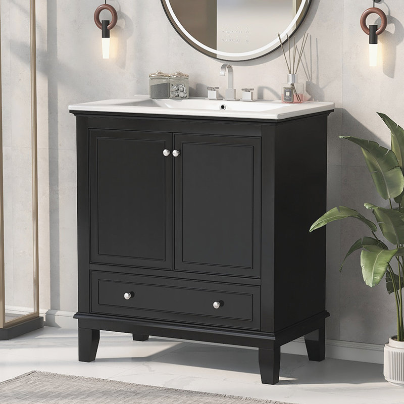 Meuble-lavabo simple avec plateau 30,01 po Mouldon