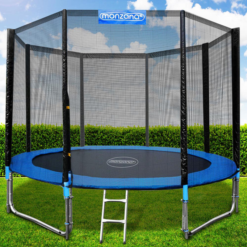 10' Garden Trampoline with Safety Enclosure