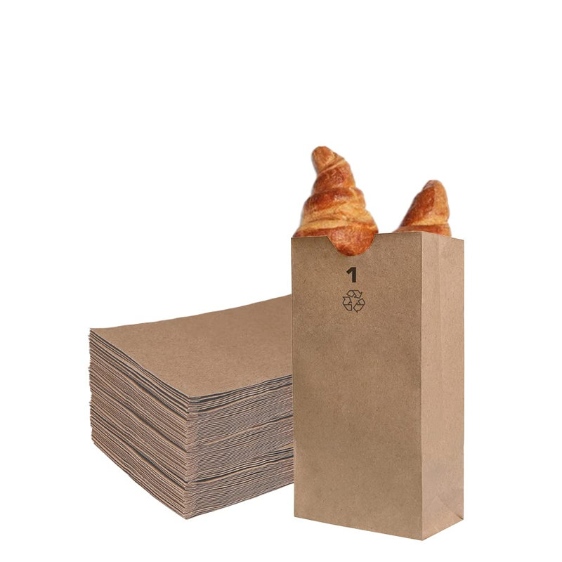Mini sacs en papier kraft brun Ecoqualité, pour collations, cadeaux et produits (300)
