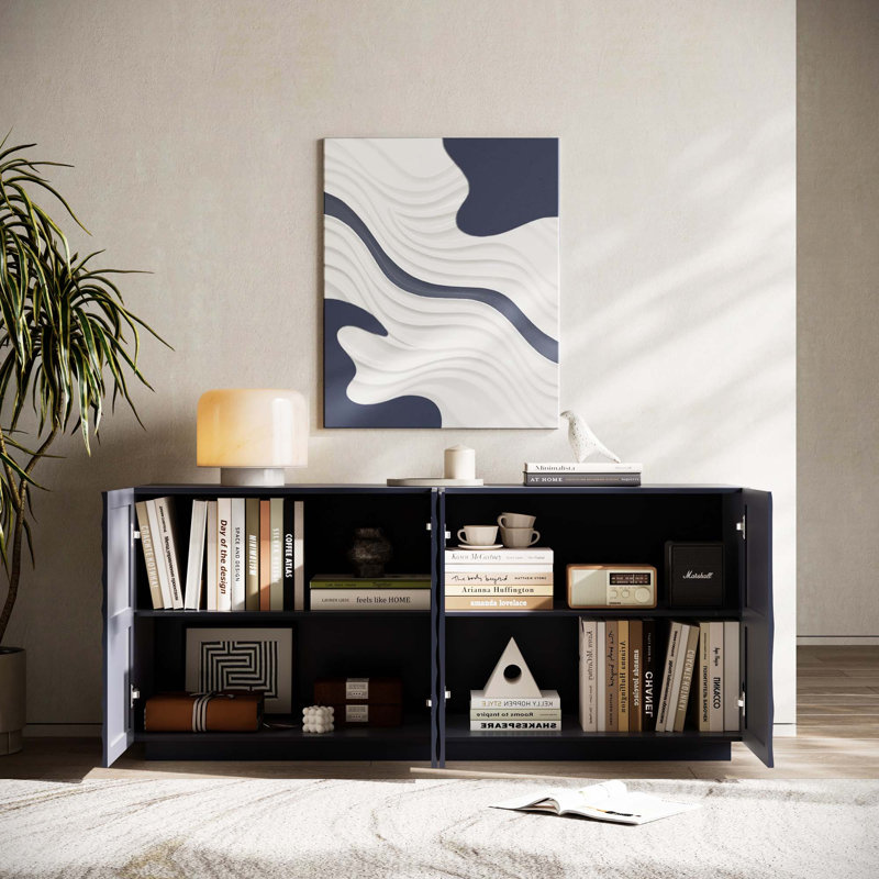 Buffet rectangulaire de 59 po de largeur, Marine