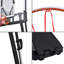 Cerceau de basketball portatif en acier de 44,1 po à hauteur ajustable (ballon non inclus)