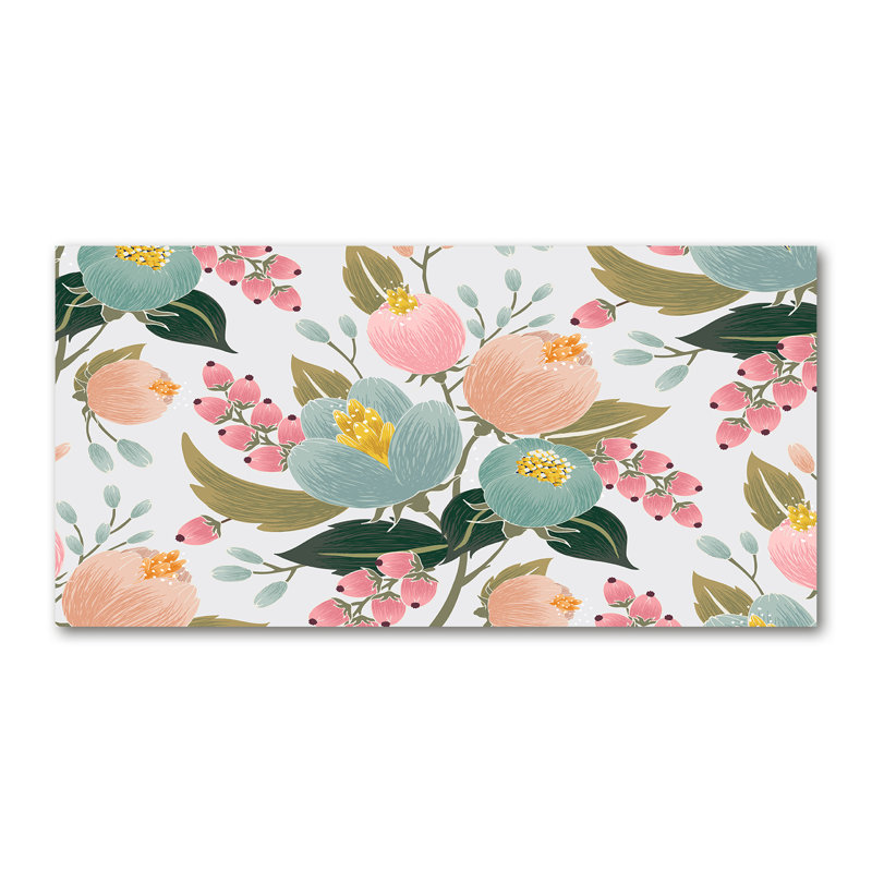 Floral Pattern - Wrapped Canvas Print