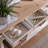 Naiyeli 60"W Rustic Farmhouse Console Table with 4 Drawer and Shelf-593463203