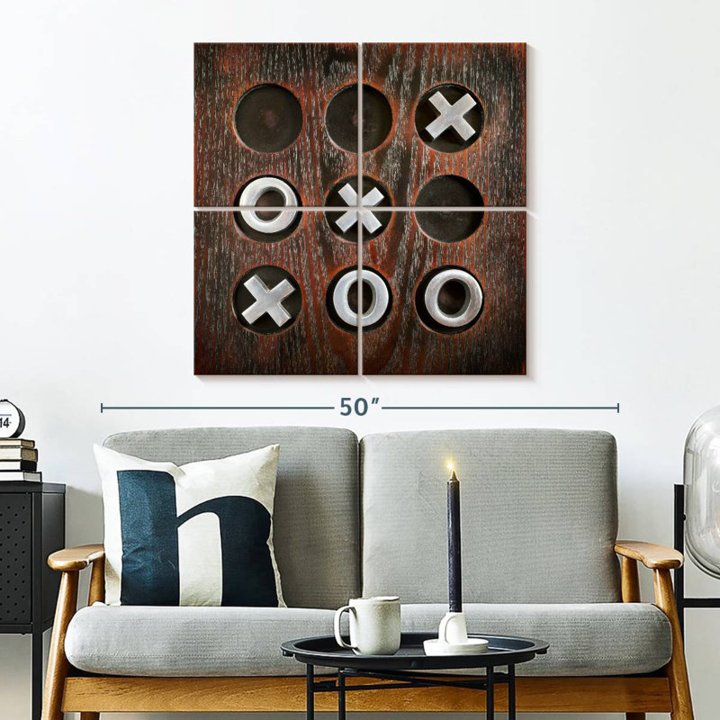 Senne Wooden Tic Tac Toe, 32'' H x 32'' W
