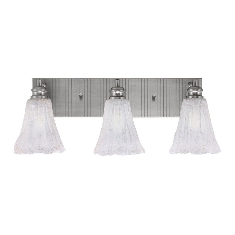 Aslak 3 - Light Vanity Light, Brushed Nickel, White