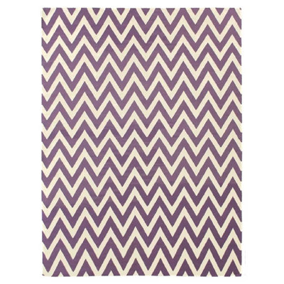 Wool Chevron Area Rug