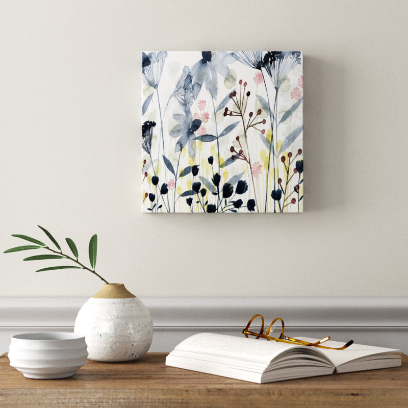 Layered Gardens II by Grace Popp - Painting, 30cm H x 30cm W, Wrapped Canvas