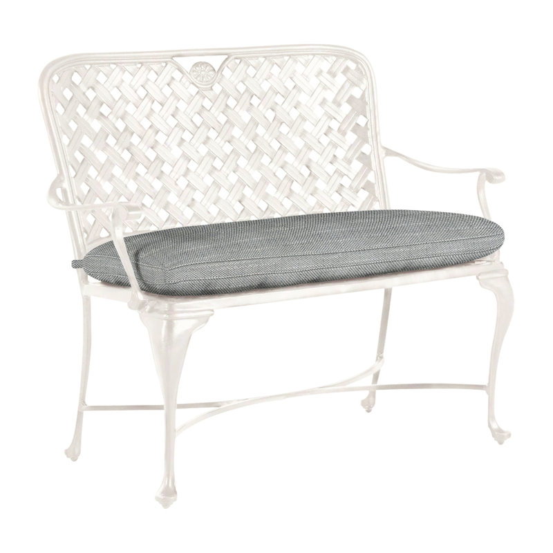 Provance Aluminum Garden Bench, Rollo Silver, Ancient Earth, Welt